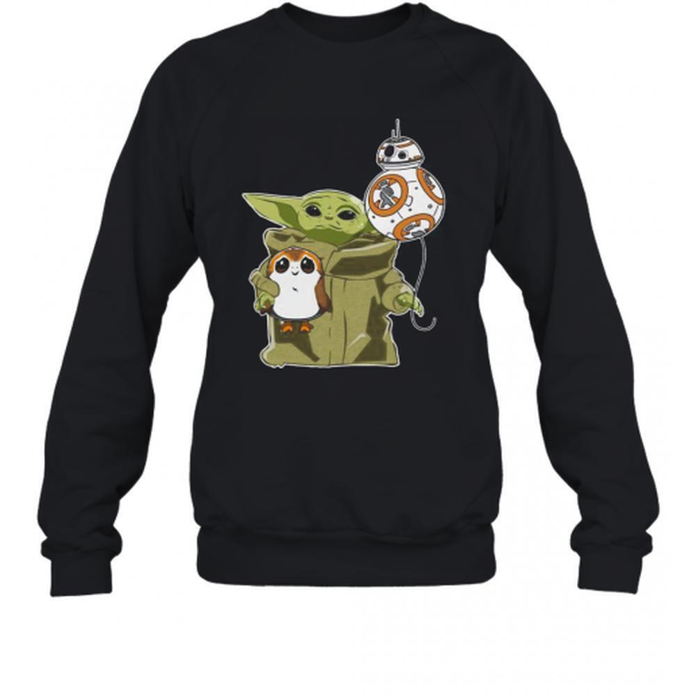 Star Wars Baby Yoda Bb8 And Wampa T-Shirt